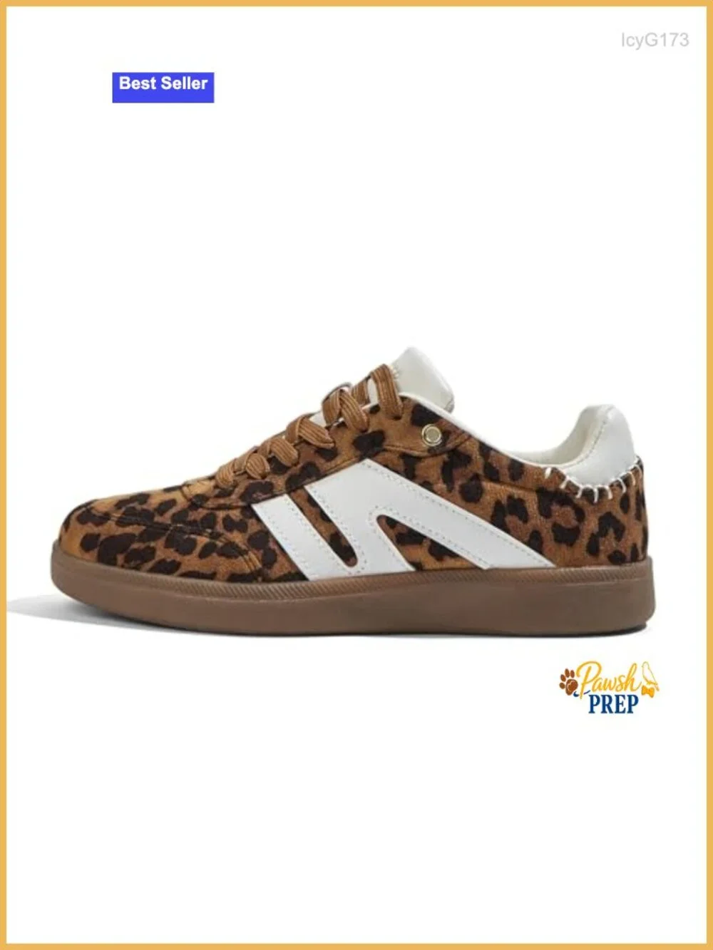 Genuine Leather & Suede Retro Fashion Sneakers with Gum Sole